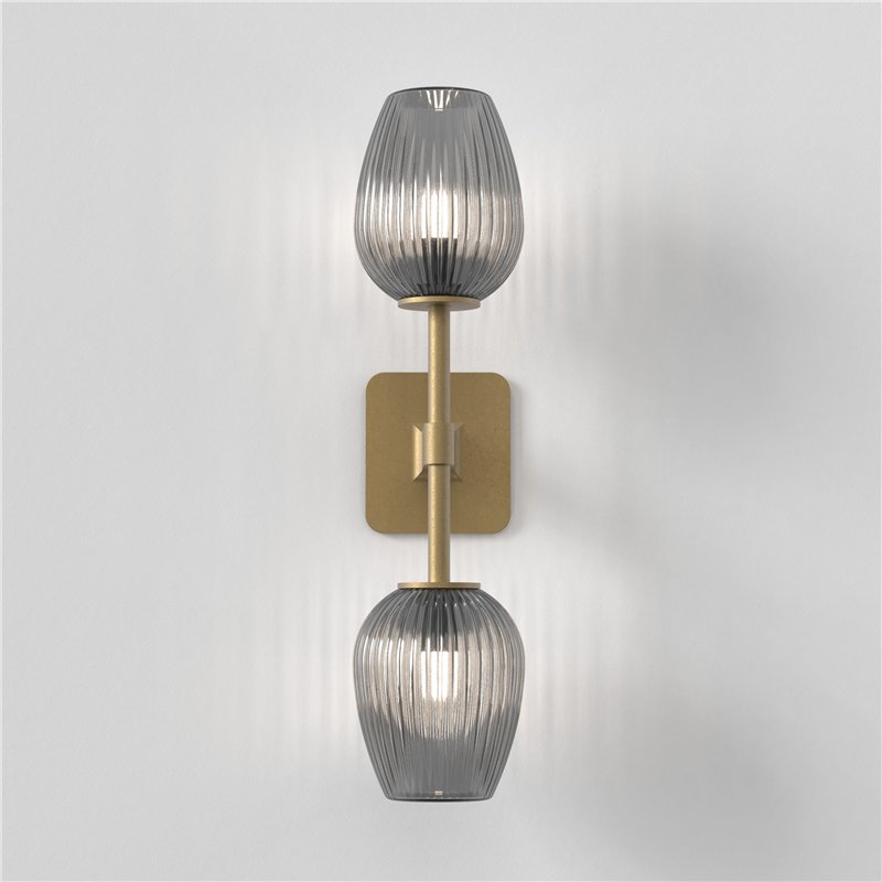 Astro Tacoma Tulip Ribbed Glass