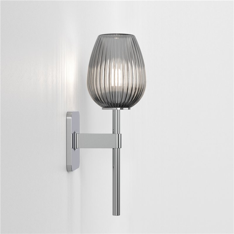 Astro Tacoma Tulip Ribbed Glass