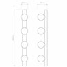 Astro Cabaret 4 II | Wall lamp