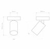 Astro Can 50 Single | Ceiling lamp