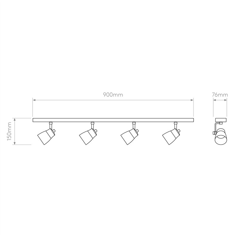 Astro Juno Four Bar | Ceiling lamp