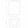 Astro Kos Round | Ceiling lamp