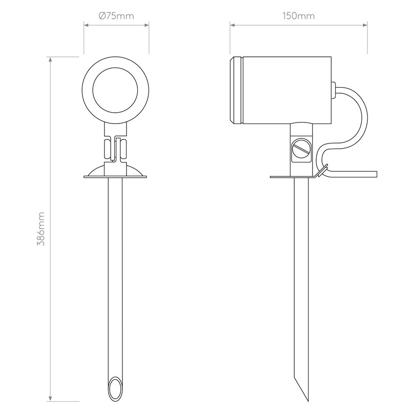 Astro Jura Spike Spot | Floor lamp