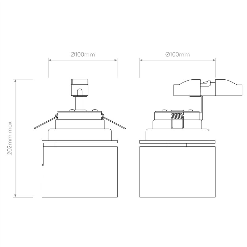 Astro Lynx Recess | Recessed spot