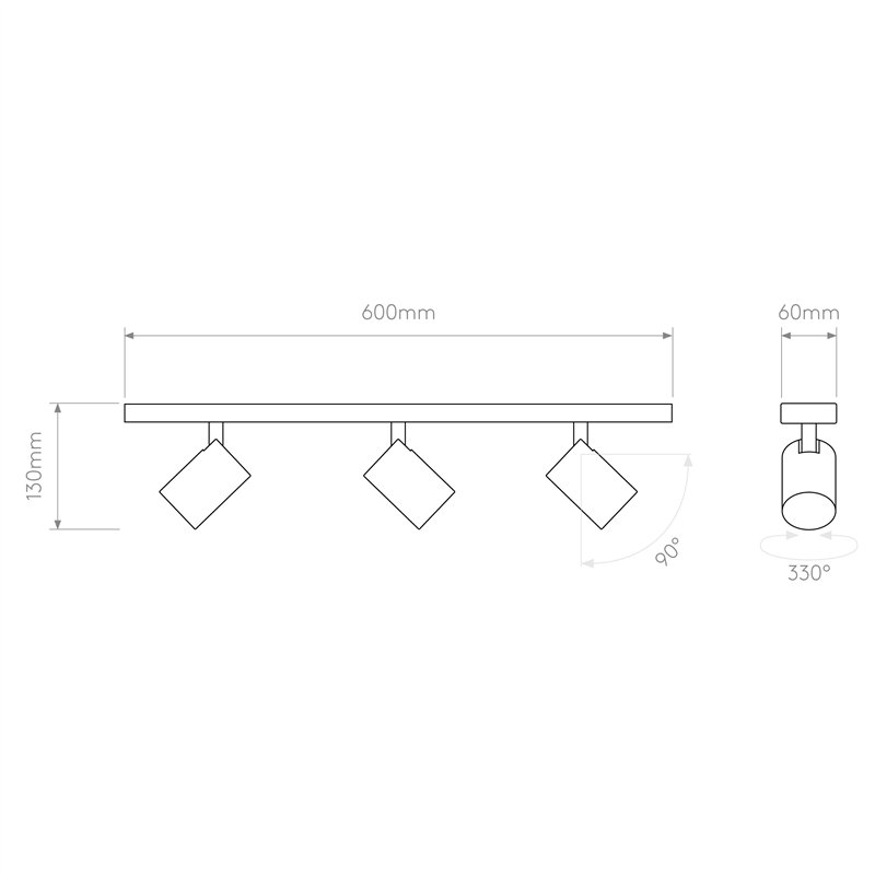 Astro Ascoli Triple Bar | Deckenlampe