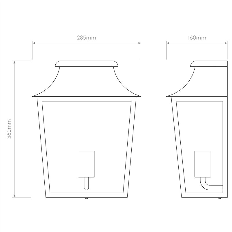Astro Richmond Wall 285 | Wandlampe