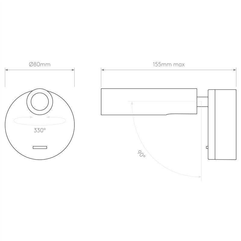 Astro Enna Surface LED | Wall lamp