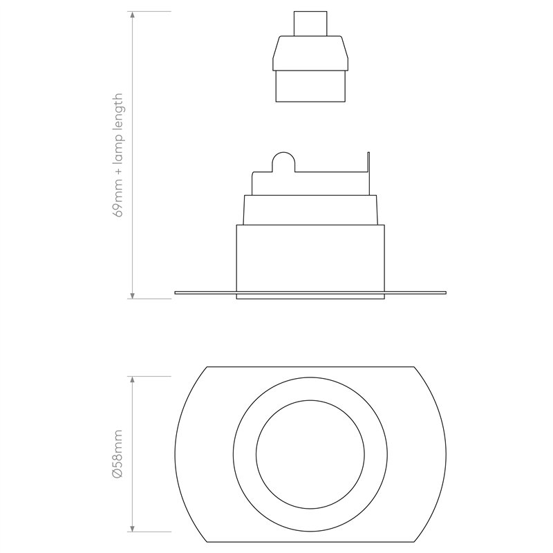 Astro Pinhole Slimline Round Flush Fixed Fire-Rated IP65 | Recessed spot