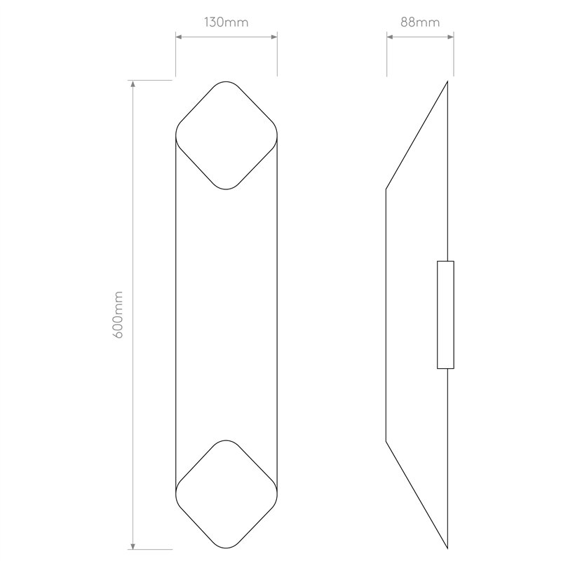 Astro Ako 600 Phase | Wall lamp