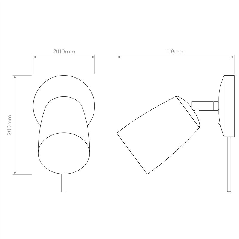 Astro Carlton Wall Plug-In | Wandlampe