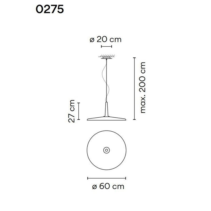 Vibia Skan 60 suspension lamp