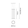 Vibia Array Ø 37 cm - 113 cm - 1805 Hängelampe
