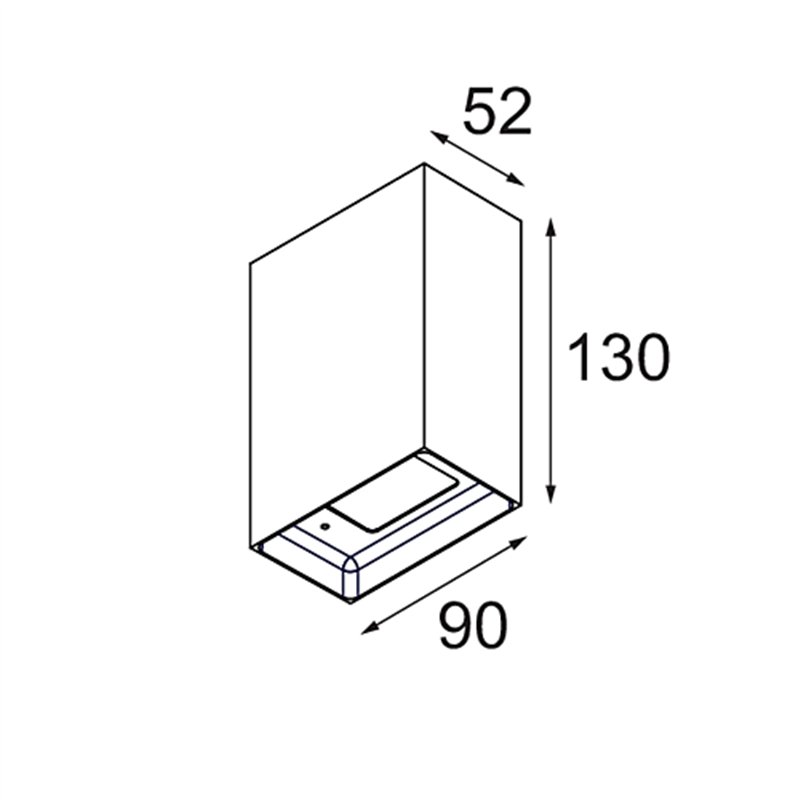 Modular Sulfer Wall Up/Down 2x LED DE | Wandlampe