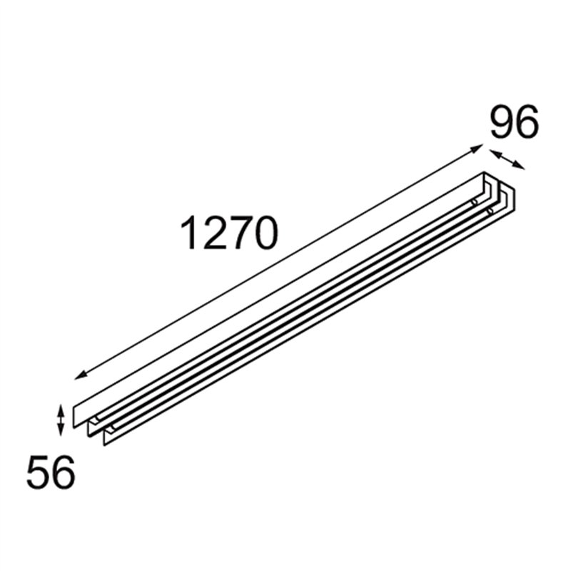 Modular United Surface 1274 2x LED DI | Ceiling lamp / Wall lamp