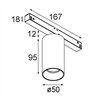Modular Nyto Track 48V Adjustable 50 1x LED | Schienenbeleuchtung