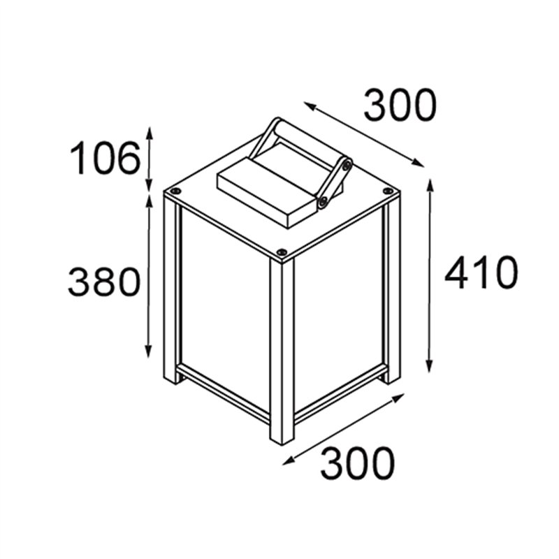 Modular Kabaz Floor 1x IP44 LED | Stehlampe