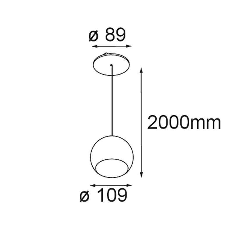 Modular Marbul Suspended 109 1x LED DE | Hängelampe