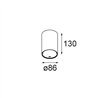 Modular Smart Tube Surface 82 L 1x DI 500mA | Deckenlampe