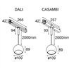 Modular Marbul Track 230V Suspended 109 1x LED DI | Schienenbeleuchtung