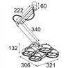 Modular Nomad Surface Adjustable 4x LED AR111 DI | Deckenlampe