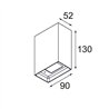 Modular Sulfer Wall Up/Down 2x LED DI | Wandlampe