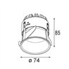 Modular Thimble Recessed 74 1x IP55 LED DE | Einbauspot