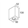 Modular Sulfer Wall Up/Down 2x IP54 LED DI | Wandlampe