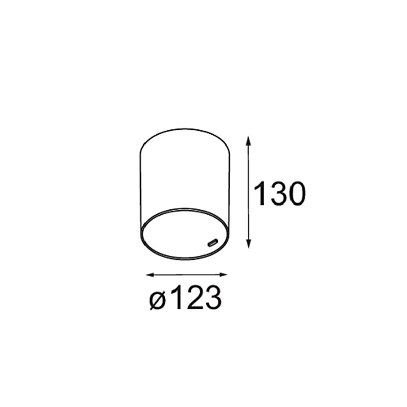 Modular Smart Tube Surface 115 1x DE | Deckenlampe