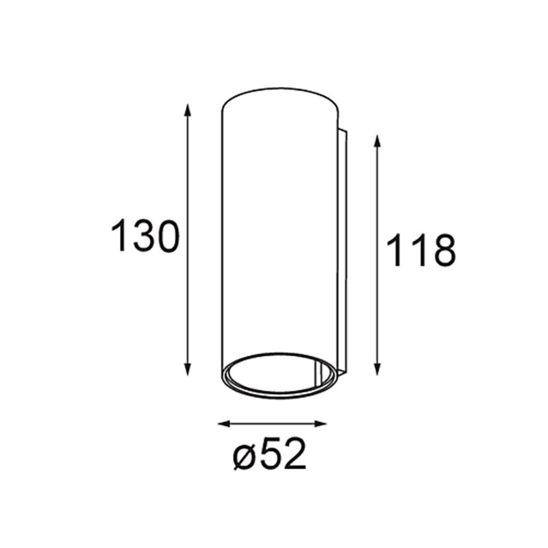 Modular Smart Tube Wall Up/Down 48 2x DE | Wall lamp