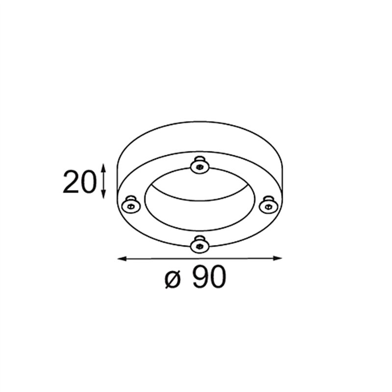 Modular Baseflange 90 Tube
