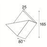 Modular Impulse Square Wall 1x IP44 LED DE | Wall lamp