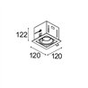 Modular Mini-Multiple Recessed Adjustable GU10 1x | Recessed spot
