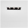 Modular Mini-Multiple Recessed Adjustable GU10 3x | Recessed spot