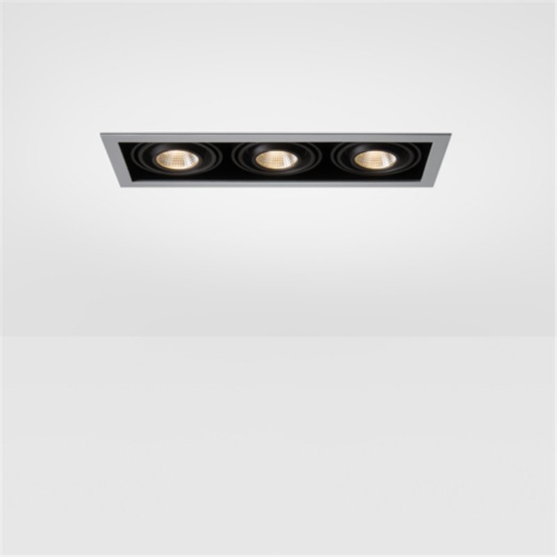 Modular Mini-Multiple Recessed Adjustable M-LED 3x DE | Einbauspot