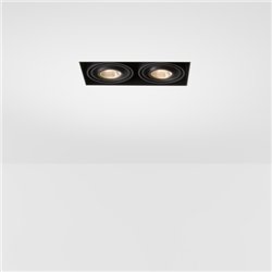 Modular Mini-Multiple Recessed Trimless Adjustable M-LED 2x DE | Einbauspot