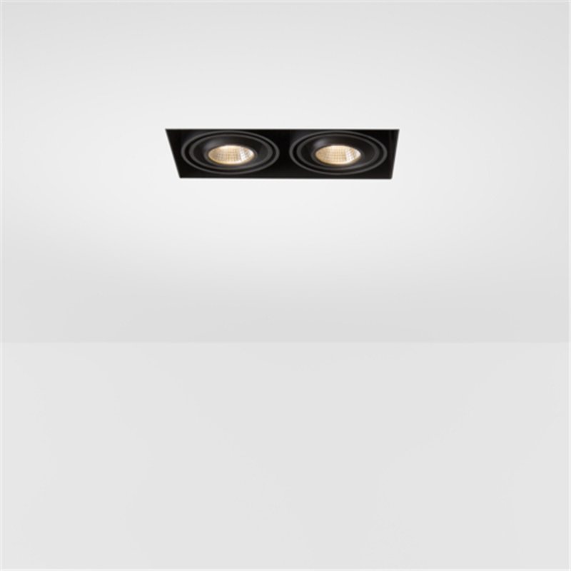 Modular Mini-Multiple Recessed Trimless Adjustable M-LED 2x DE | Recessed spot