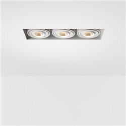Modular Mini-Multiple Recessed Trimless Adjustable M-LED 3x DE | Einbauspot