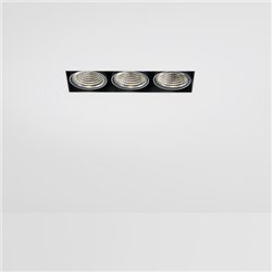 Modular Mini-Multiple Smart Ring Recessed Trimless Adjustable 3x LED DE | Einbauspot