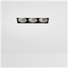 Modular Mini-Multiple Smart Ring Recessed Trimless Adjustable 3x LED DE | Einbauspot