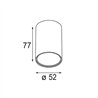 Modular Smart Tube Surface 48 1x DE | Deckenlampe