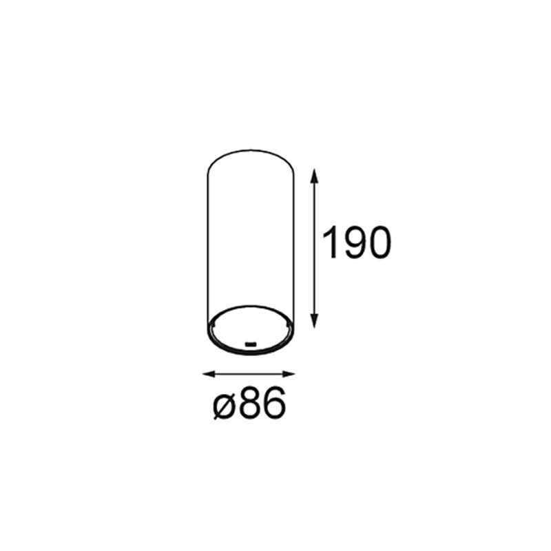 Modular Smart Tube Surface 82 XL 1x DI 500mA | Deckenlampe