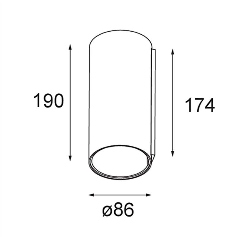 Modular Smart Tube Wall Up/Down 82 XL 2x DE | Wall lamp