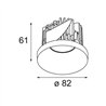 Modular Smart Kup Recessed 82 1x LED DE | Einbauspot
