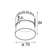 Modular Thimble Recessed Trimless 70 1x IP55 LED DE | Einbauspot