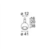Modular Marbulito Jack Adjustable 41 1x LED DE | Ceiling lamp / Wall lamp