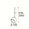 Modular Marbul Kompas Suspended Adjustable 109 1x LED DE | Suspension lamp