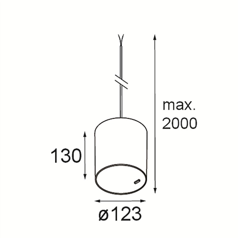 Modular Smart Tube Kompas Suspended 115 1x DE | Suspension lamp