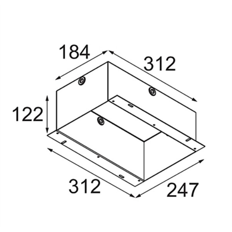 Modular Installation Housing 183x312x122