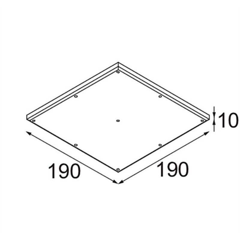Modular Gypsum Fibreboard 190x190