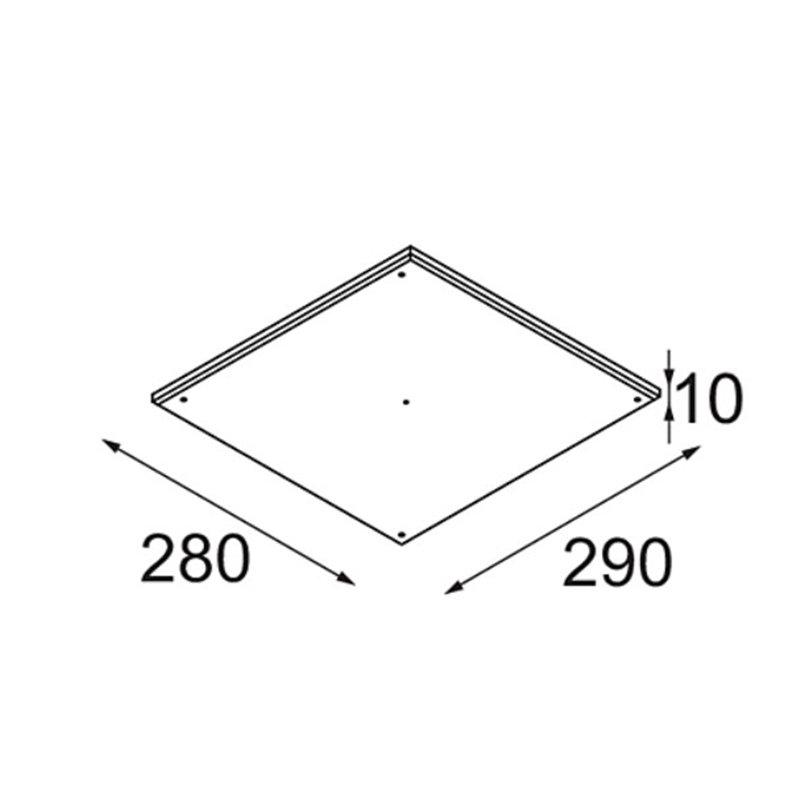 Modular Gypsum Fibreboard 290x280